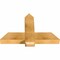 Ekena Millwork Eugene Rough Sawn Timber Gable Bracket, Western Red Cedar, 36"W x 24"H x 4"D x 6"F, 16/12 Pitch GBW036X24X0406EUG00RWR - alternate 3